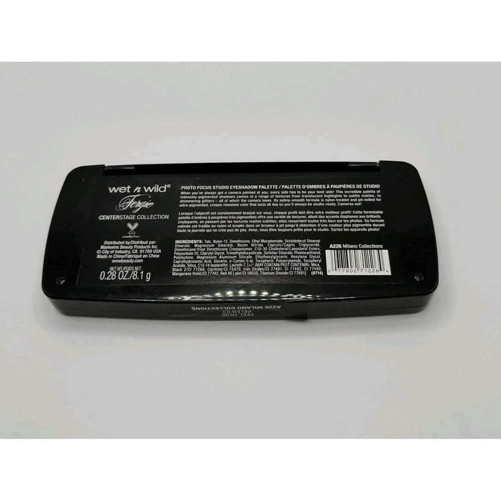 Wet N Wild FERGIE Centerstage Collection A226 Milano‎ Collections Palette Sealed